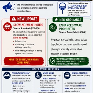 Updated Lake Rules & Boating Ordinances